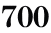 ７００