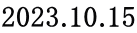 2023.10.15 