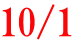 10/1 