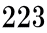 223 