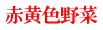 赤黄色野菜 