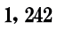 1，242