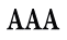 AAA 