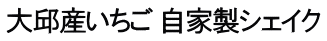 大邱産いちご 自家製シェイク