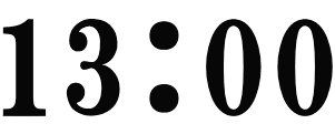 13：00
