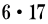 6 ・ 17