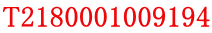 T2180001009194 