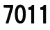 7011